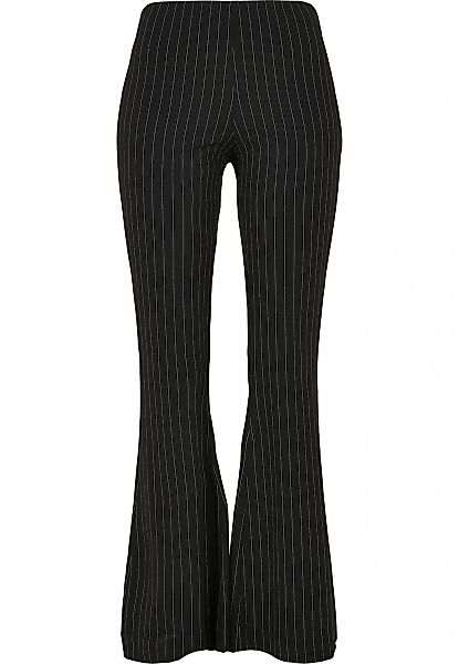 URBAN CLASSICS Stoffhose "Urban Classics Damen Ladies Flared Pin Stripe Pan günstig online kaufen