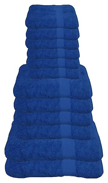 Julie Julsen Handtücher 12-Handtücher-Royalblau, Baumwolle (12-St) günstig online kaufen