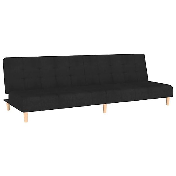 vidaXL Schlafsofa 2-Sitzer Schwarz Stoff 375756 günstig online kaufen