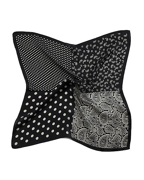 MayTree Seidentuch quadratisch, Punkte + Paisley Mix 53x53cm, Nickituch, Ba günstig online kaufen