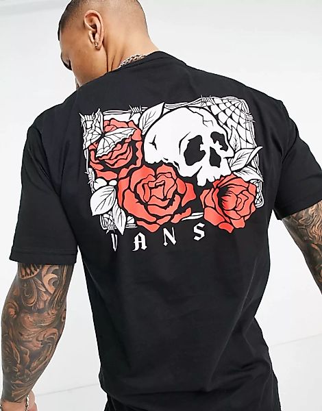 Vans – Rose Bed – T-Shirt in Schwarz günstig online kaufen