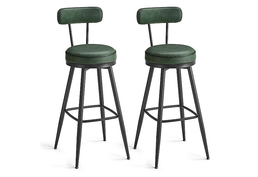 VASAGLE Barhocker (Set, 2er), EKHO Kollektion - 360° drehbarer Barhocker, 2 günstig online kaufen