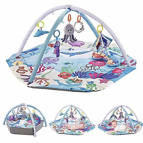 HEYHIPPO Spielmatte Baby Spielmatte Zaun Fitness günstig online kaufen