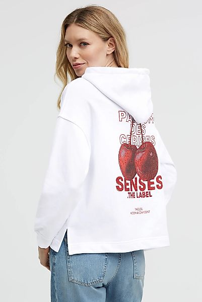 SENSES.THE LABEL Kapuzensweatshirt, mit überschnittenen Schultern günstig online kaufen