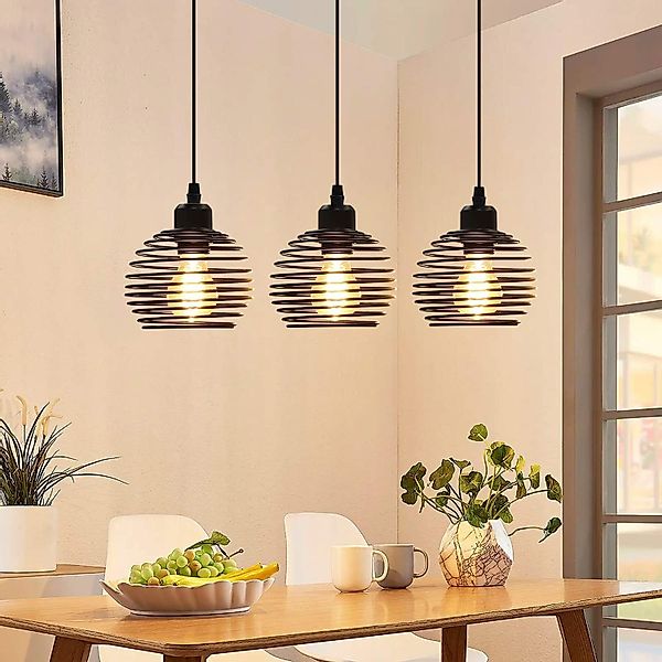 Nettlife Pendelleuchte Esstisch Schwarz Vintage E27 günstig online kaufen