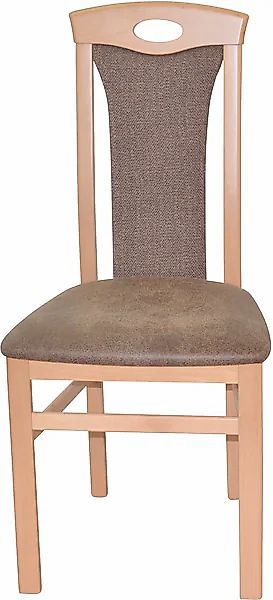HOFMANN LIVING AND MORE 4-Fußstuhl, (Set), 2 St., Polyester-Kunstleder günstig online kaufen
