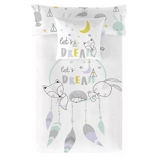 Bettdeckenbezug Cool Kids Let's Dream Reversibel (180 X 220 Cm) (einzelmatr günstig online kaufen