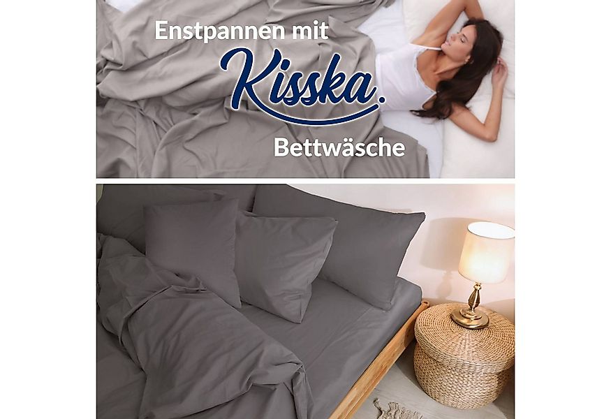 Kisska Kissenbezug LUNA Kissenüberzug Sofakissenbezug Kopfkissenbezug, (1 S günstig online kaufen