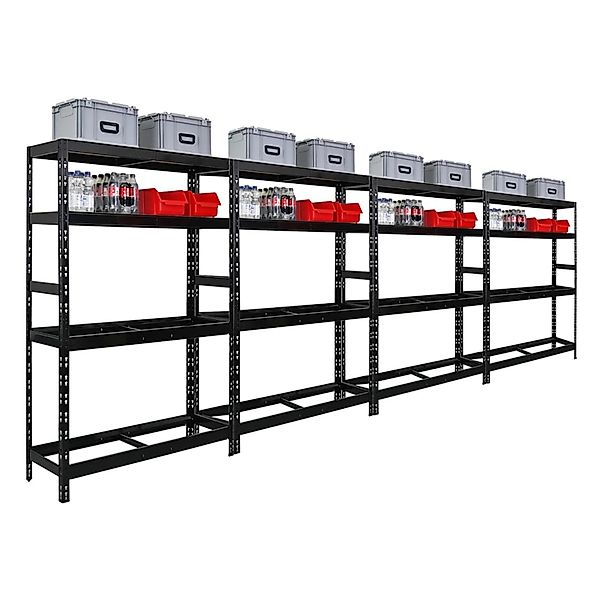 PROREGAL Mega Deal 4x Reifenregal Tiger 180x120x40 cm Bis Zu 12 Reifen Auf günstig online kaufen