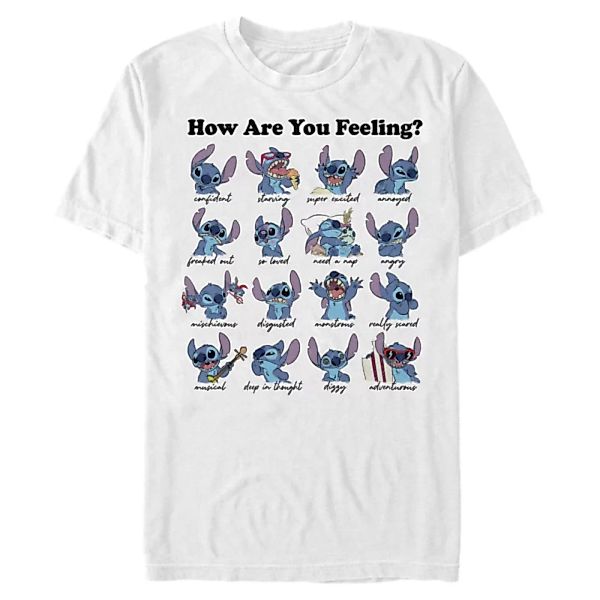 Disney - Lilo & Stitch - Stitch Moods - Männer T-Shirt günstig online kaufen