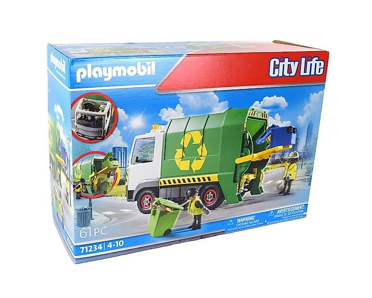 Playmobil® Playmobil 71234 City Life Müllabfuhr mit Müllmann und Abfalltonn günstig online kaufen