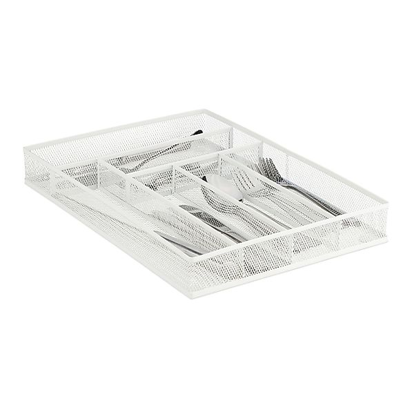 relaxdays Besteckkasten 6 Fächer Metall günstig online kaufen