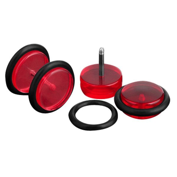 Taffstyle Piercing-Set Piercing UV Fake Plug günstig online kaufen