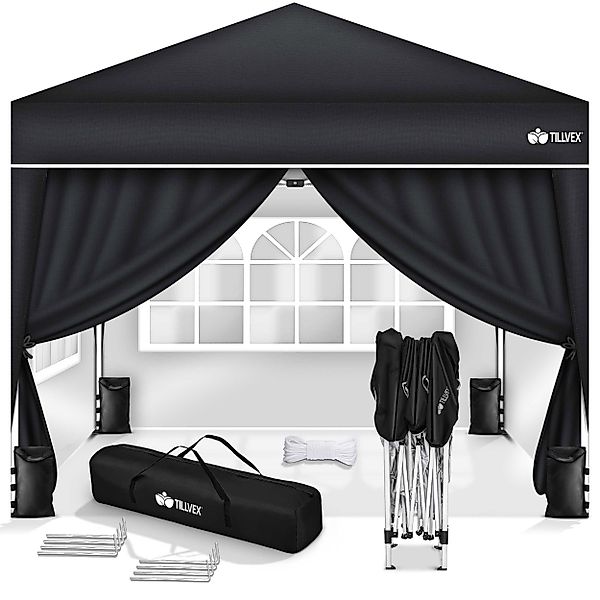 tillvex Faltpavillon tillvex® Pavillon 3x3m Wasserdicht günstig online kaufen
