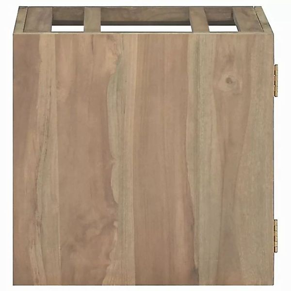 vidaXL Wand-Badschrank 46x25,5x40 cm Massivholz Teak günstig online kaufen