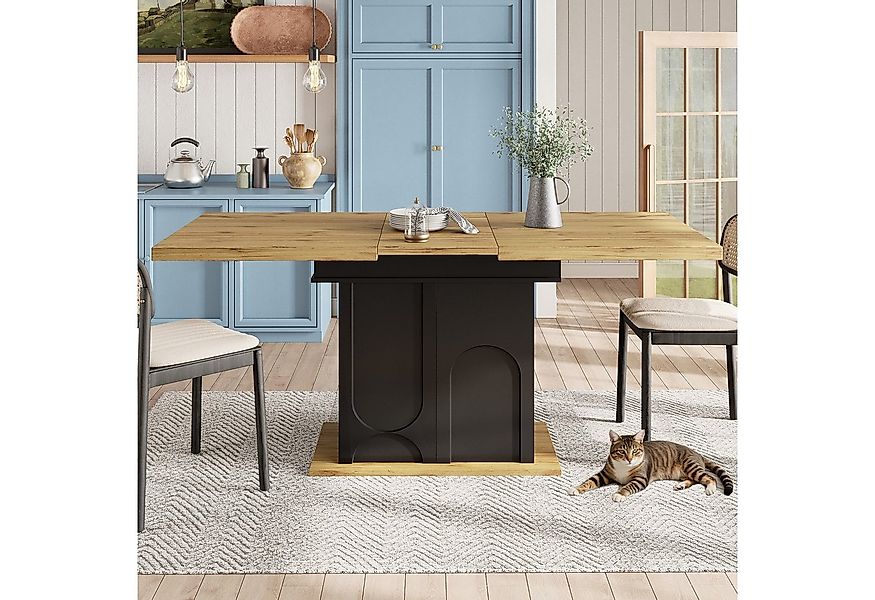 OKWISH Esstisch Multifunktionaler Ausziehtisch (für 4-6 Personen, Platzspar günstig online kaufen