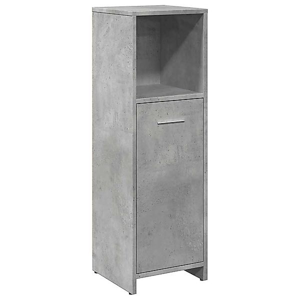 vidaXL Badezimmer-Set Badezimmerschrank Betongrau 30x30x95 cm günstig online kaufen