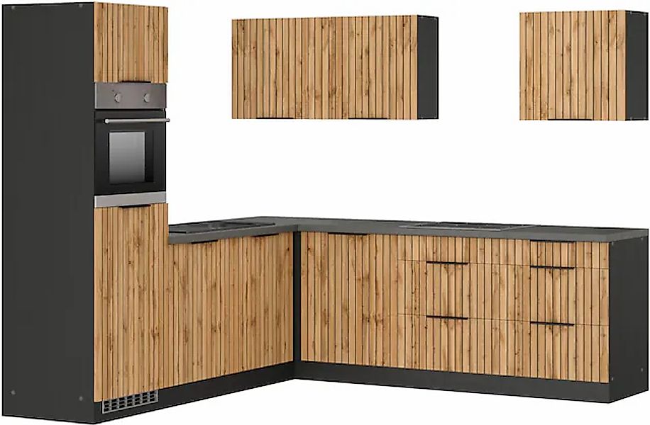 KOCHSTATION Winkelküche "KS-Lagos, Stellbreite 240/240 cm, wahlweise mit E- günstig online kaufen