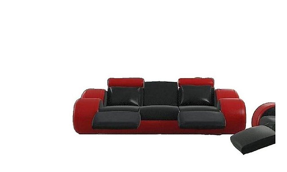 JVmoebel Sofa Luxus Wohnlandschaft 3-Sitzer Ledersofa Modern Neu, Made in E günstig online kaufen