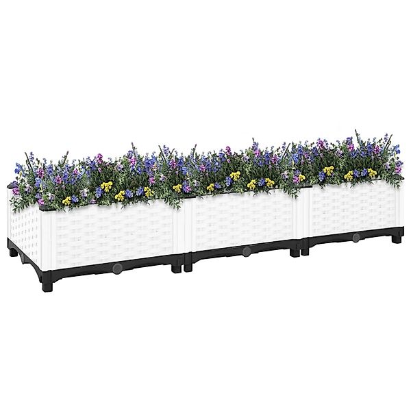 vidaXL Hochbeet 120x40x23 cm Polypropylen 1634558 günstig online kaufen