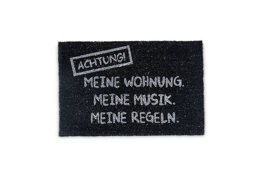 relaxdays Fußmatte Kokos MEINE WOHNUNG, Höhe: 10 mm günstig online kaufen