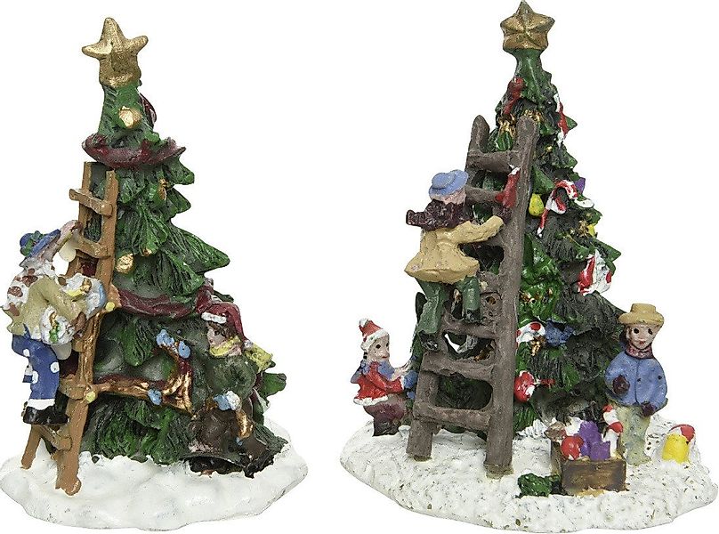 Kaemingk Weihnachtsfigur Kaemingk Dekofigur Weihnachtsbaum mit Kinder günstig online kaufen