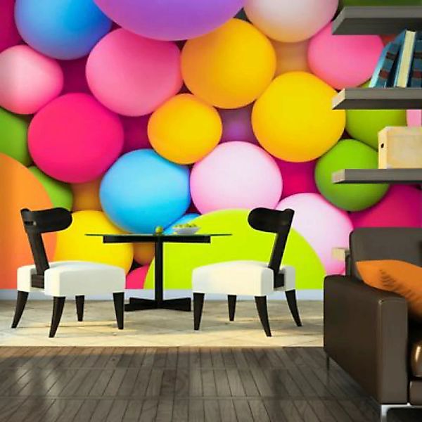artgeist Fototapete Colourful Balls mehrfarbig Gr. 200 x 140 günstig online kaufen