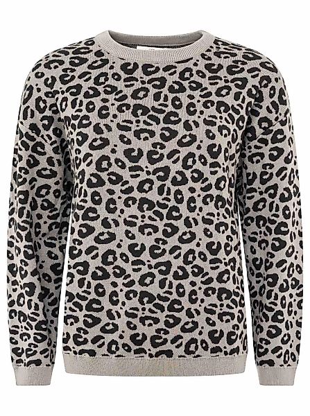 Zwillingsherz Strickpullover ""Gestrickter-Leo"", Animal-Muster, Rundhalsau günstig online kaufen
