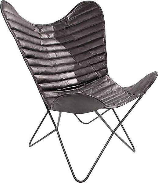Kayoom 4-Fußstuhl »Schmetterling Stuhl Santiago, Schmetterlingsstuhl aus Le günstig online kaufen