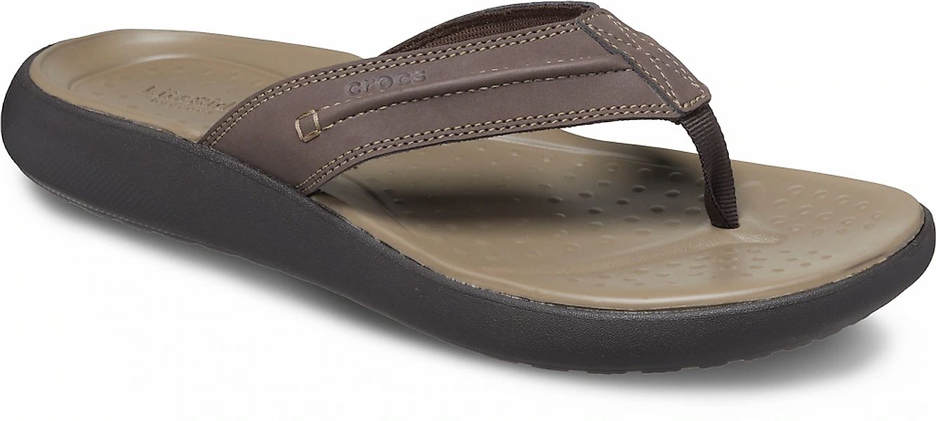 Crocs Zehentrenner "Yukon Vista II Flip", Sandale, Sommerschuh mit Ziernaht günstig online kaufen