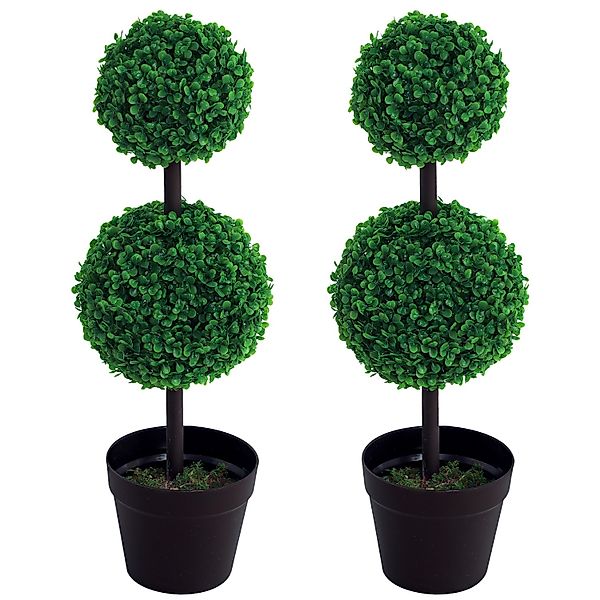 Outsunny Künstliche Pflanzen Kunststoff Zement  23L x 23B x 67H cm günstig online kaufen