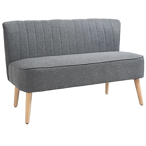 HOMCOM 2-Sitzer Sitzmöbel, Loungesofa, aus Holz, günstig online kaufen