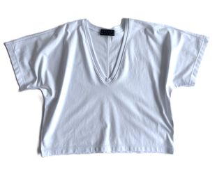 Zuckerwatte V-Shirt modisch geschnitten aus 100% günstig online kaufen