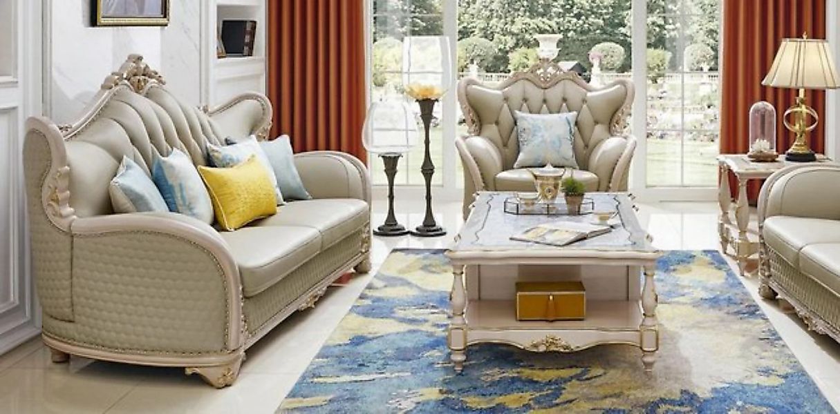 JVmoebel Sofa Design Couch Sofa Garnitur 3 1 Sitzer Sitz Polster Sofas, Mad günstig online kaufen