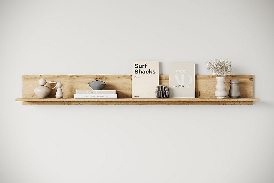 INOSIGN Wandboard Wandregal Vera, 1-tlg., ideal für Deko & Bücher, 138x23x1 günstig online kaufen