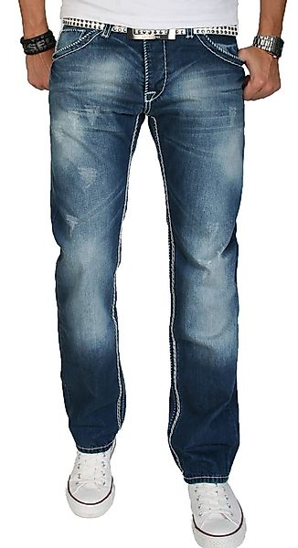 Alessandro Salvarini Straight-Jeans ASRigio mit auffälligen günstig online kaufen