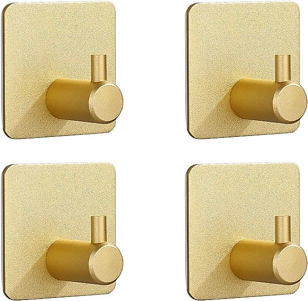 Blusmart Handtuchhaken 4 Stück Handtuchhalter Wandhaken Selbstklebend, für günstig online kaufen