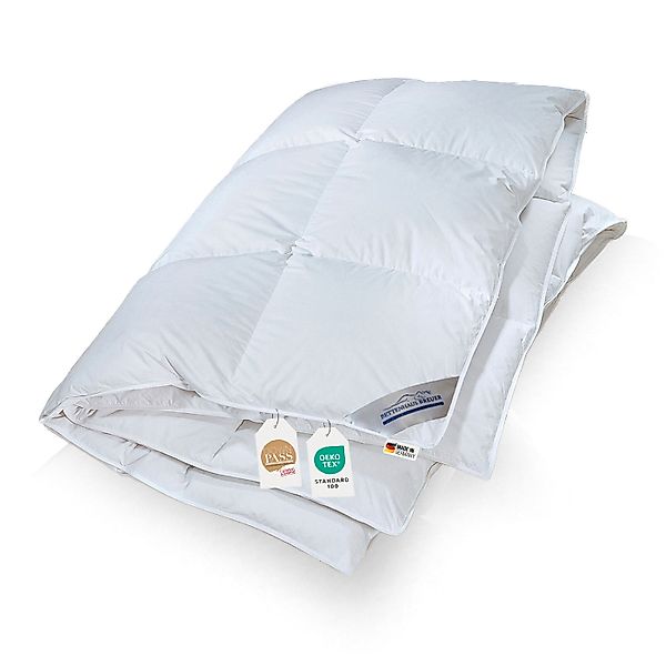 Daunendecke warme premium Daunen Bettdecke 135x200 Daunenpass 850g günstig online kaufen