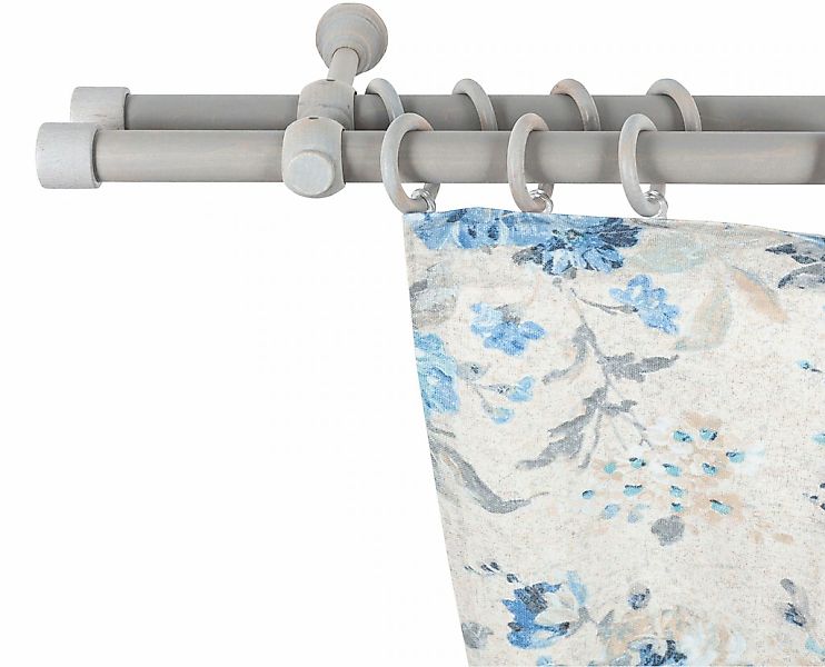 SN DECO GROUP Gardinenstange "Cafiro" 2 läufig-läufig Fixmaß 28 mm, Holz, v günstig online kaufen