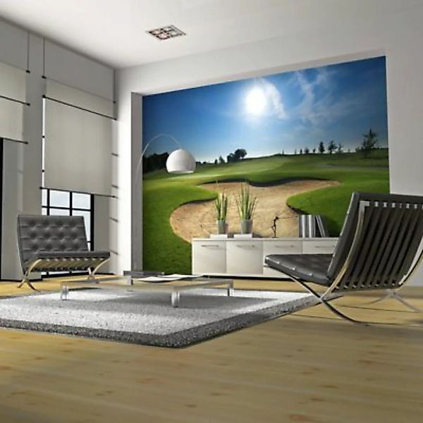 artgeist Fototapete Golfplatz mehrfarbig Gr. 350 x 270 günstig online kaufen