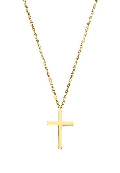 Hey Happiness Kreuzkette mit Anhänger Kreuz, wasserfest, Elegante Damen Hal günstig online kaufen