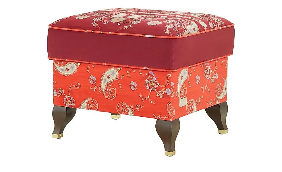 bassetti by SCHRÖNO Hocker  Ferrara ¦ rot ¦ Maße (cm): B: 58 H: 45 T: 48 Po günstig online kaufen