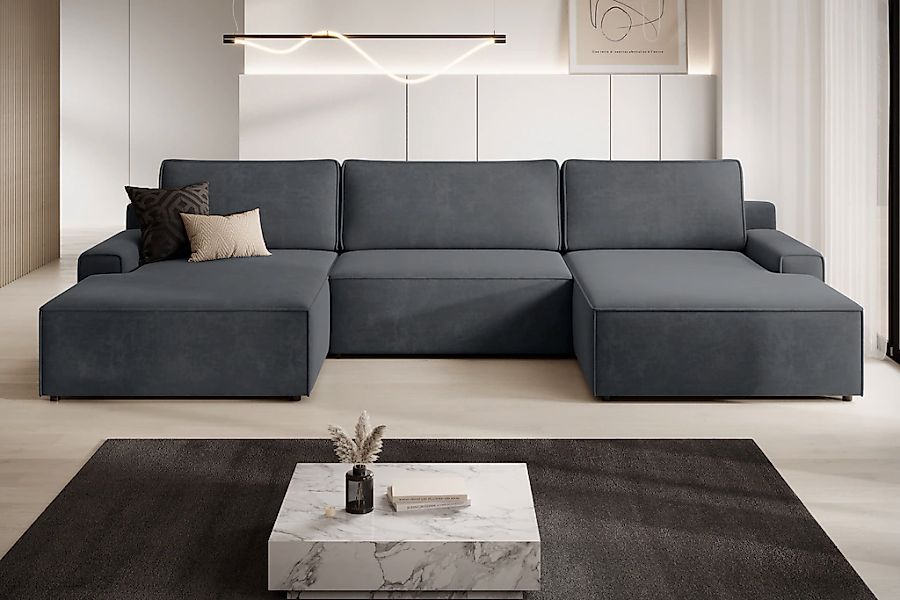 TRENDMANUFAKTUR Wohnlandschaft "Challenge, Schlafsofa mit Bettkasten, Couch günstig online kaufen