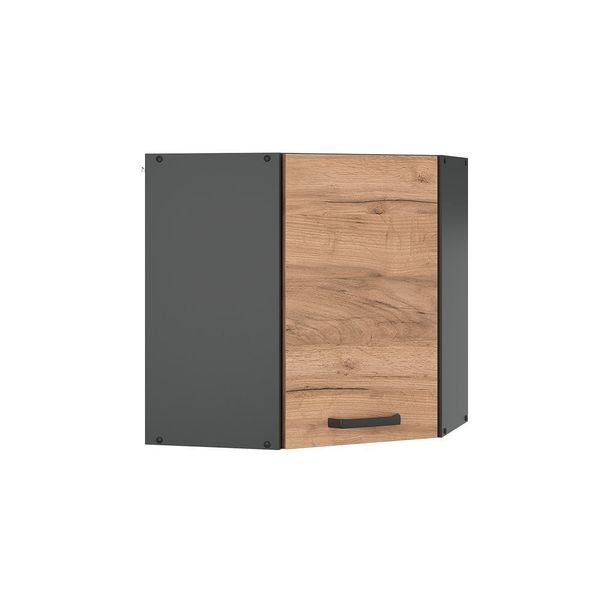 Vicco Eckhängeschrank R-Line, Goldkraft Eiche/Anthrazit, 57 günstig online kaufen