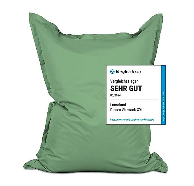 Lumaland Sitzsack XXL Bean Bag Riesen-Sitzkissen 380L 140x180cm Special Edi günstig online kaufen