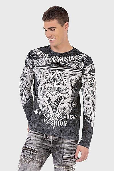 Cipo & Baxx T-Shirt "Sweatshirts", mit coolem Print günstig online kaufen