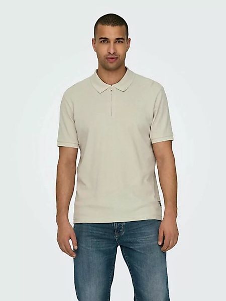 ONLY & SONS Poloshirt Poloshirt Kurzarm Polokragen klassisches Hemd 7637 in günstig online kaufen