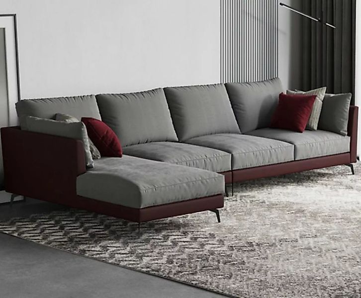 JVmoebel Ecksofa, Couch Ecksofa L-Form Wohnlandschaft Sofa Polster Garnitur günstig online kaufen
