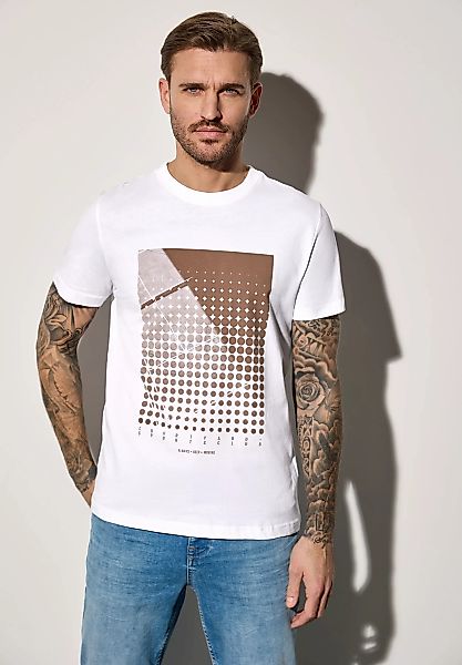 STREET ONE MEN T-Shirt, mit Rundhalsausschnitt günstig online kaufen