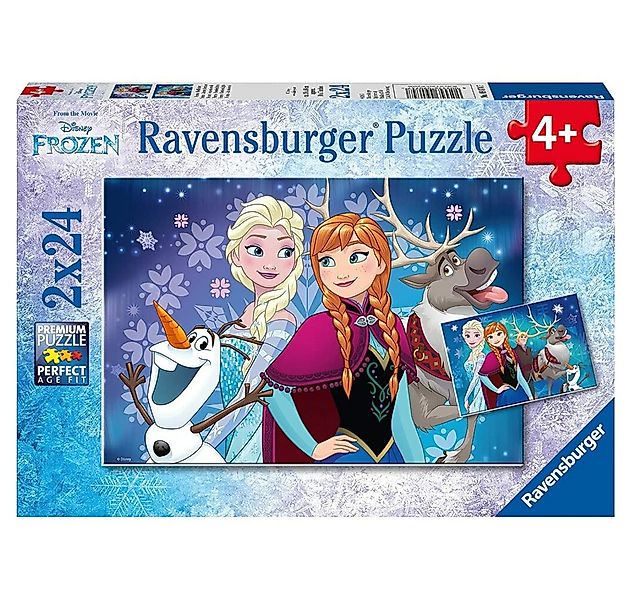 Ravensburger Puzzle Ice Kingdom Puzzle: Lichter des Nordens 2x24 Teile, Puz günstig online kaufen